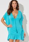 Vienna Ruffle Cover Up Tunic, , alternate image number null