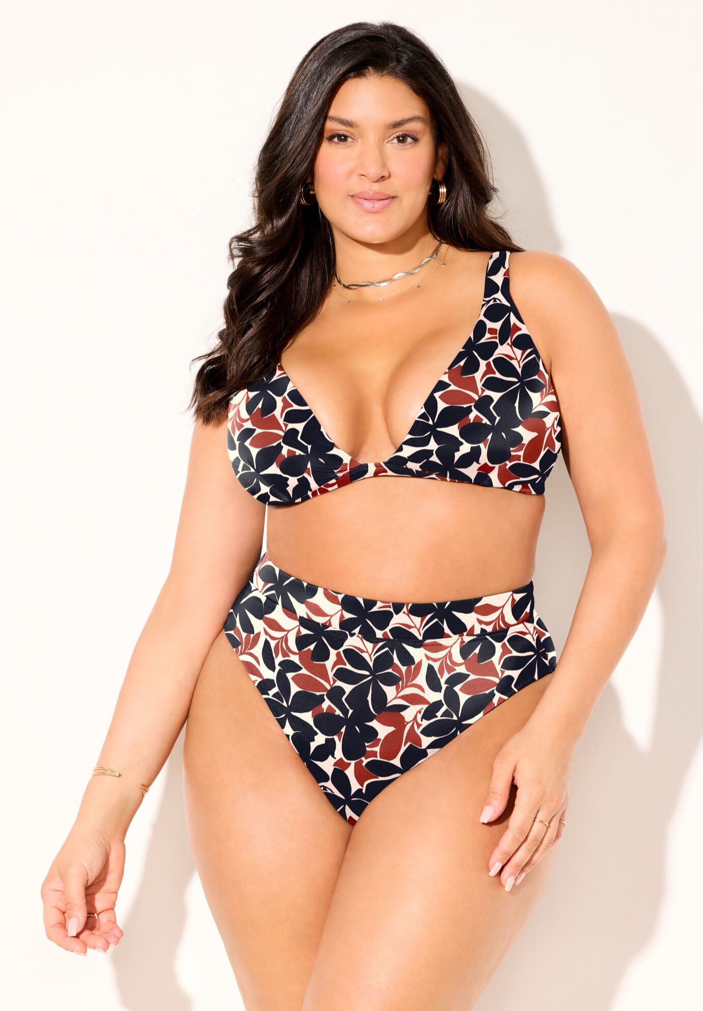 Plunging Triangle Bikini Set, , hi-res image number null