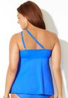 Longer Length High Neck Halter Tankini Top, , alternate image number null