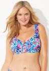 Glamour Twist Bikini Top, HAPPY BOUQUET, hi-res image number null