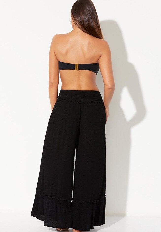 Kennedy Smocked Waist Beach Pant, , on-hover image number null