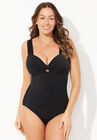 Sweetheart One Piece Swimsuit, BLACK, hi-res image number null