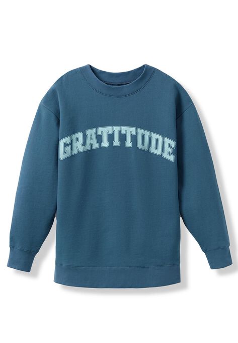 The Gratitude Coed Crewneck Sweatshirt, , alternate image number null