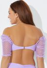 Cup Sized Off The Shoulder Bikini Top, , on-hover image number null