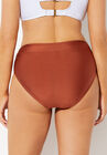 Metallic High Waist Bikini Bottom, , on-hover image number null