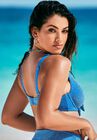 Shimmer Tie Front Underwire Bikini Top, , on-hover image number null