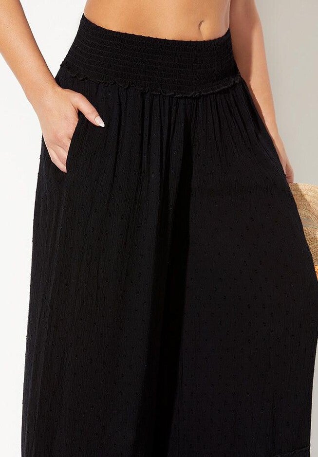 Kennedy Smocked Waist Beach Pant, , alternate image number null