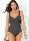 Crossover Sweetheart One Piece Swimsuit, ANCHOR, hi-res image number null