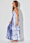 Strapless Smocked Maxi Dress Cover Up, , alternate image number null