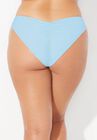 The Zoe Shirred Cheeky Bikini Bottom, , alternate image number null