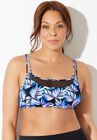 Loop Strap Mesh Bikini Top, , alternate image number null