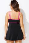Lingerie Strap Swimdress, , on-hover image number null