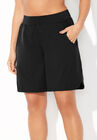 Quick Dry Petal Hem short, BLACK, hi-res image number null