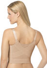 Jacquard Front-Close Wireless Longline Posture Bra, , on-hover image number 1