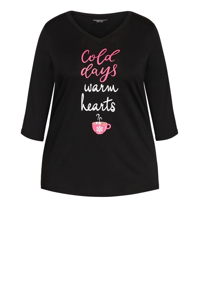 Cold Days Top, BLACK, alternate image number null