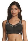 Motion Control Zip Sports Bra, BLACK, hi-res image number null