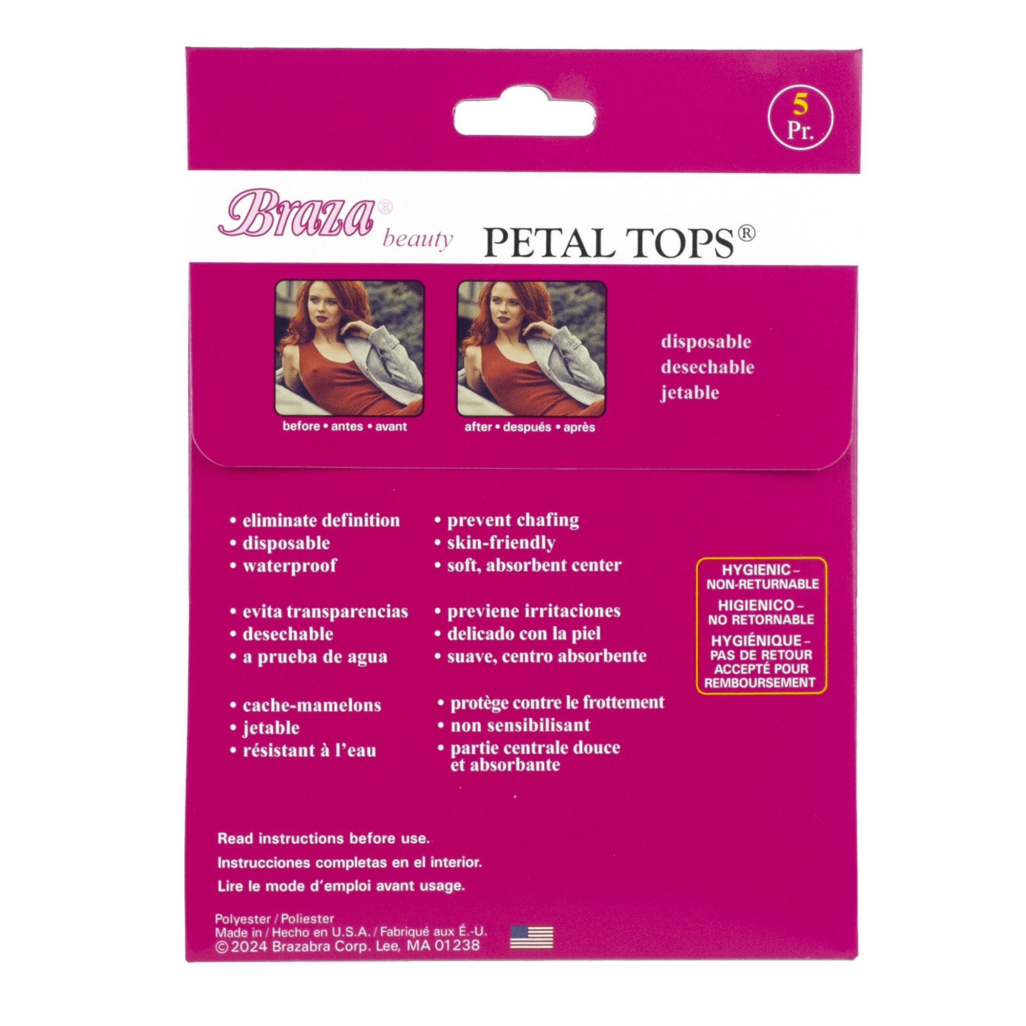 Disposable petal tops, BEIGE, on-hover image number 1