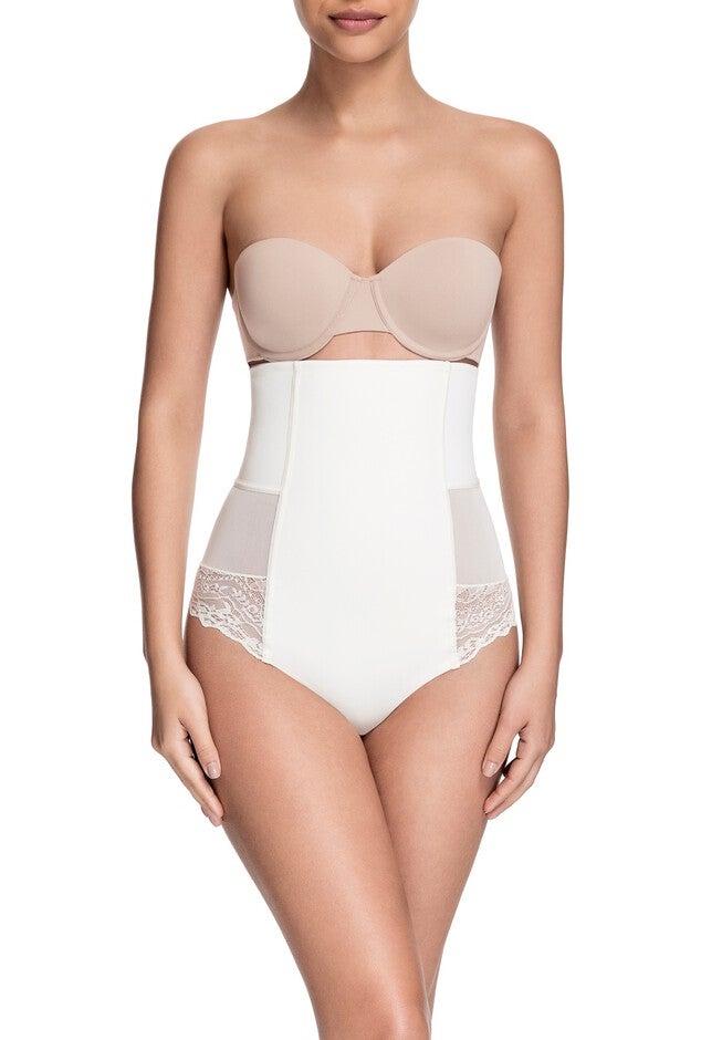 Brazilian Flair High Waist Thong , SOFT IVORY, hi-res image number null