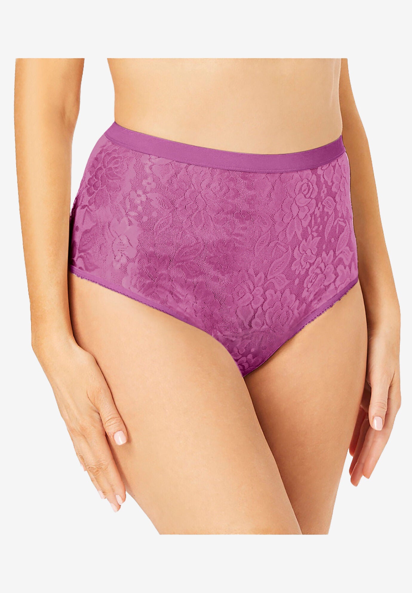 Lace Incontinence Brief 2-Pack, , on-hover image number 1