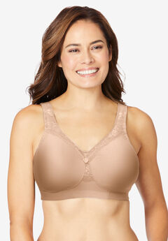 Plus Size T-Shirt Bras in Bands 34-58, Cups A-N
