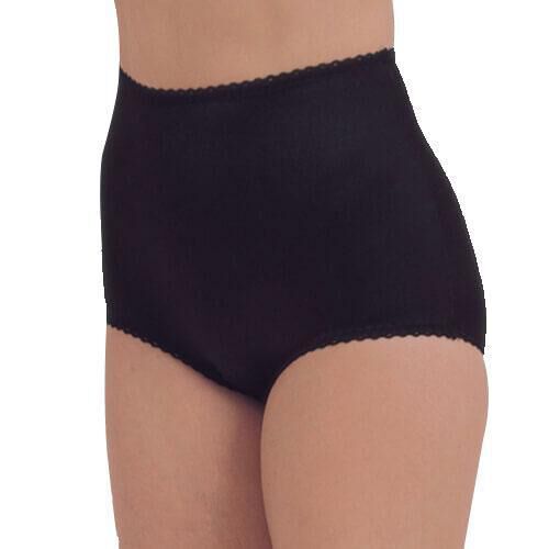 4way Stretch Full Coverage Panty, Light Shaping, BLACK, alternate image number 3