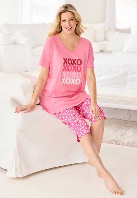 2-Piece Capri PJ Set , , alternate image number null