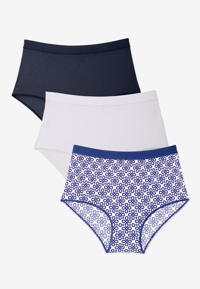 Cotton/Spandex Panty 3Pack Intimates For All