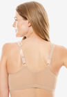 Front Hook Gel Strap Wireless Bra , , on-hover image number null