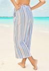 Wide-Leg Culotte Pant , , on-hover image number null
