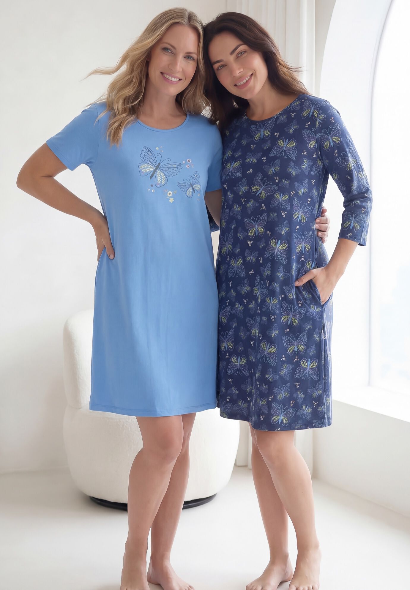 Dreams & Co.&reg; 2-Pack Sleepshirts, , alternate image number 4
