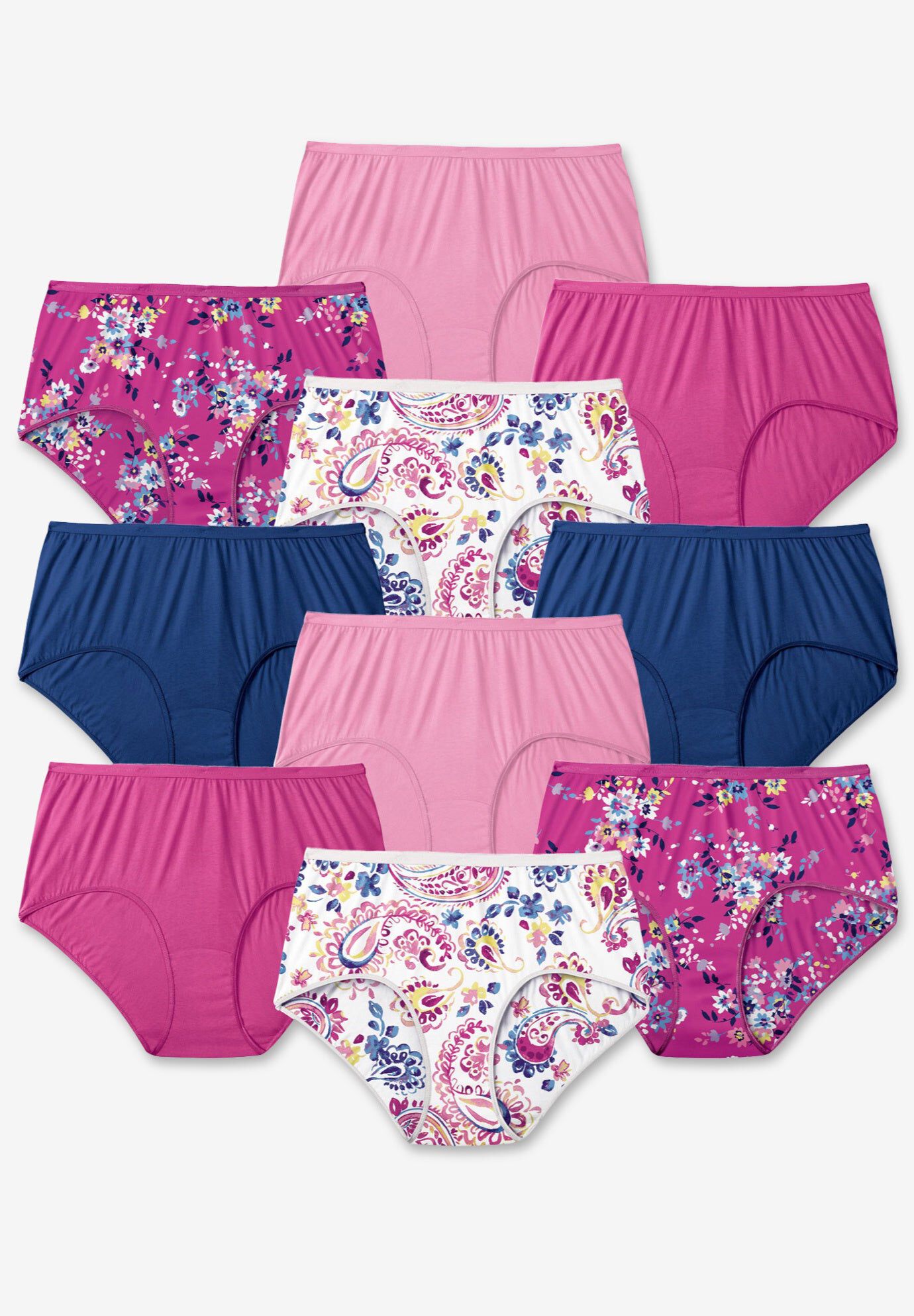 Full Coverage Cotton Brief 10Pack Intimates For All