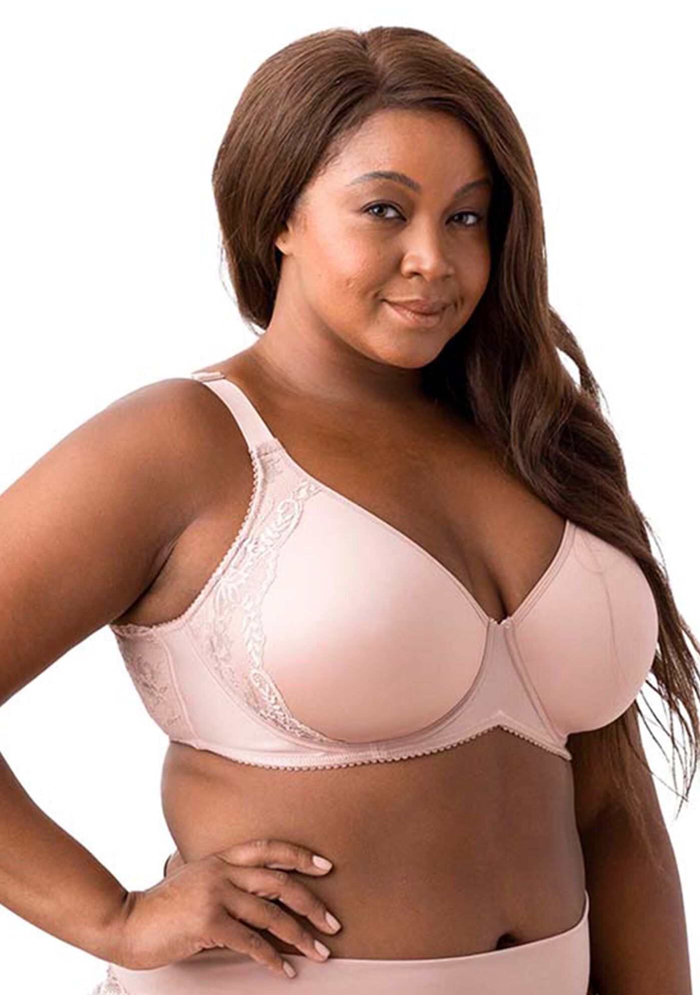Fancy Smooth Curves Underwire Bra, DUSTY ROSE, hi-res image number 0