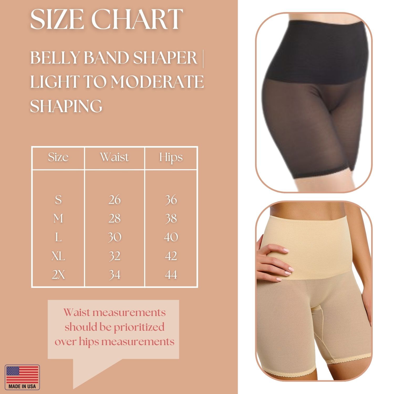 Belly Band Shaper Light to Moderate Shaping, BEIGE, alternate image number 3