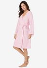 Short Eyelet Wrap Robe, , alternate image number null