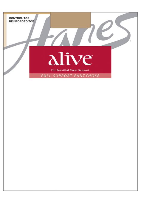 Alive Control Top Reinforced Toe 6-Pack, LITTLE COLOR, hi-res image number null