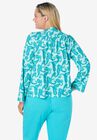 Waffle Knit Short Robe, , on-hover image number null