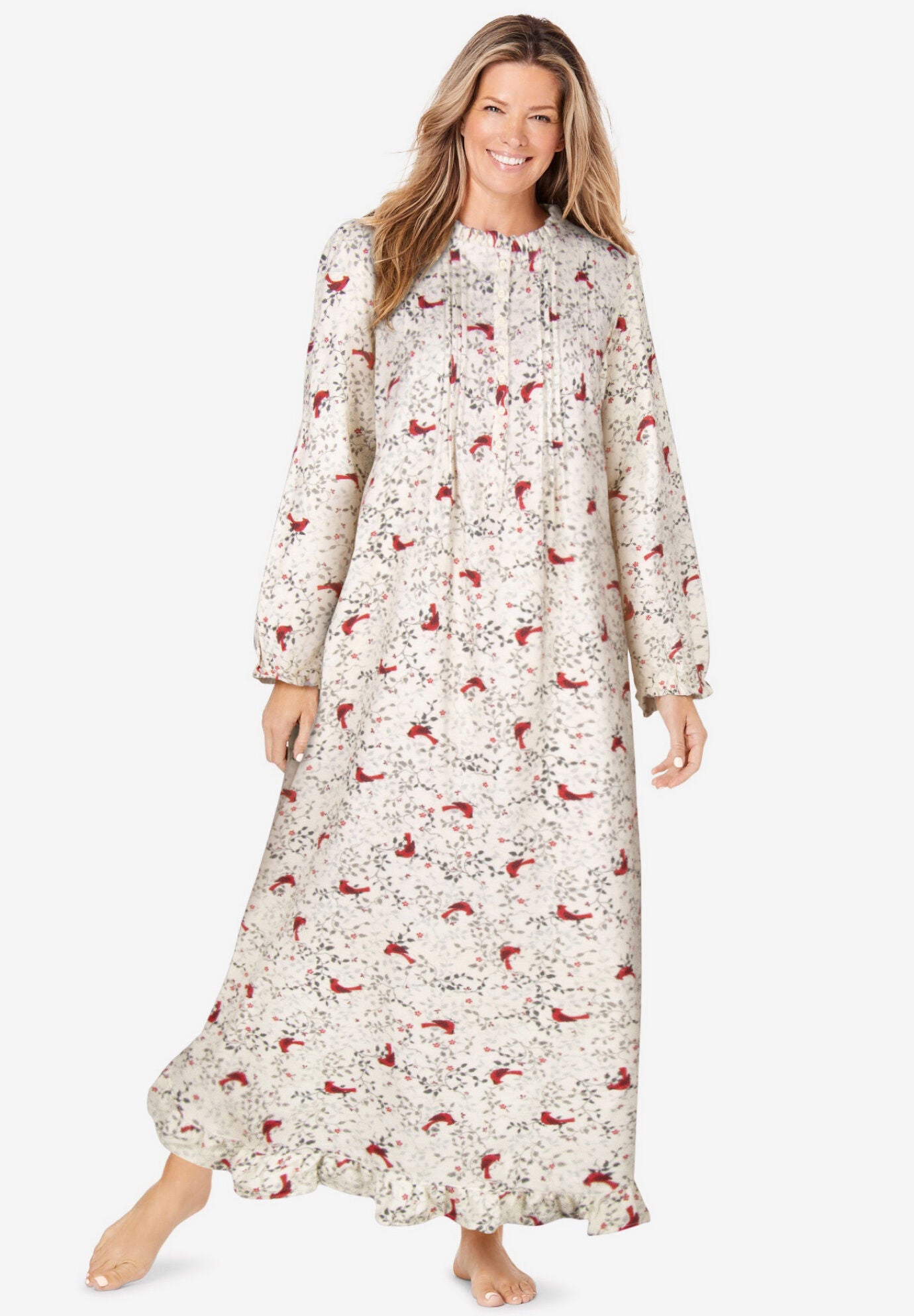Cardinal flannel nightgown outlet