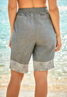 Cuffed Bermuda Short Cover Up, , on-hover image number null