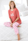 Graphic Tee PJ Set , , alternate image number null