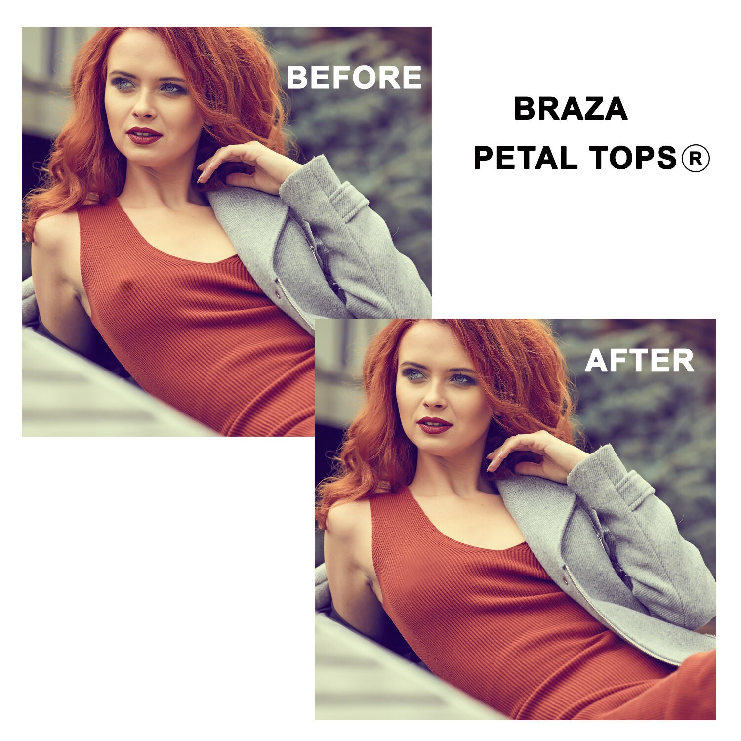 Disposable petal tops, BEIGE, alternate image number 3