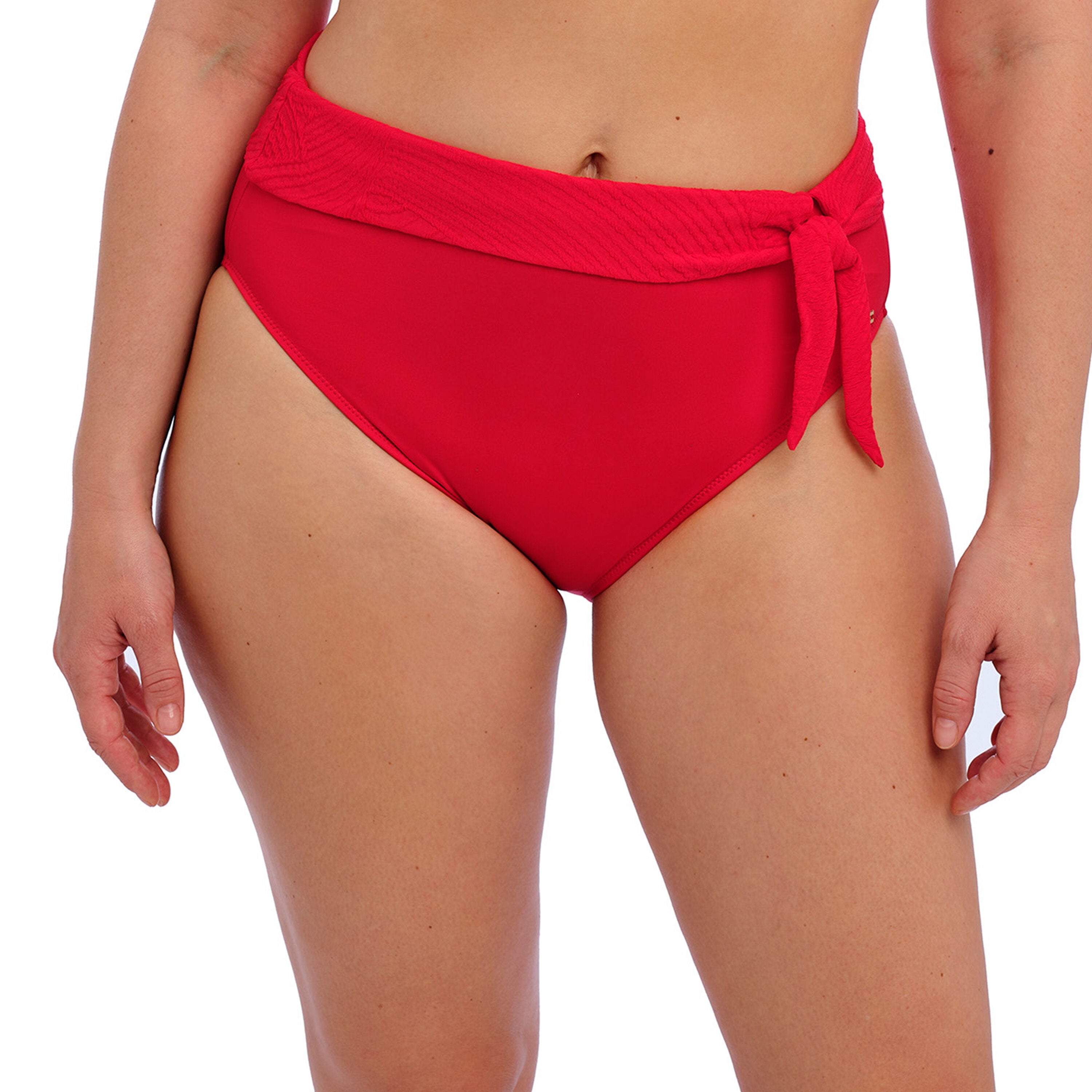 Ottawa High Waist Bikini Brief, RADIANT RED, hi-res image number 0