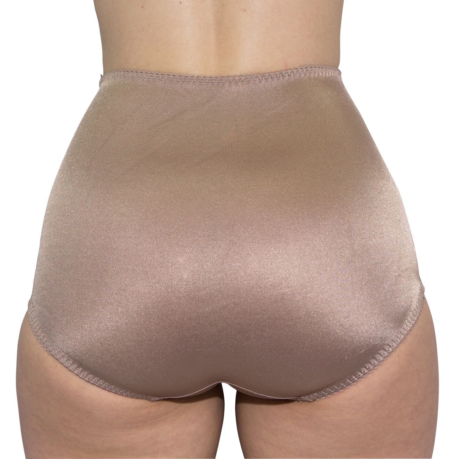 4way Stretch Full Coverage Panty, Light Shaping, MOCHA, on-hover image number 1