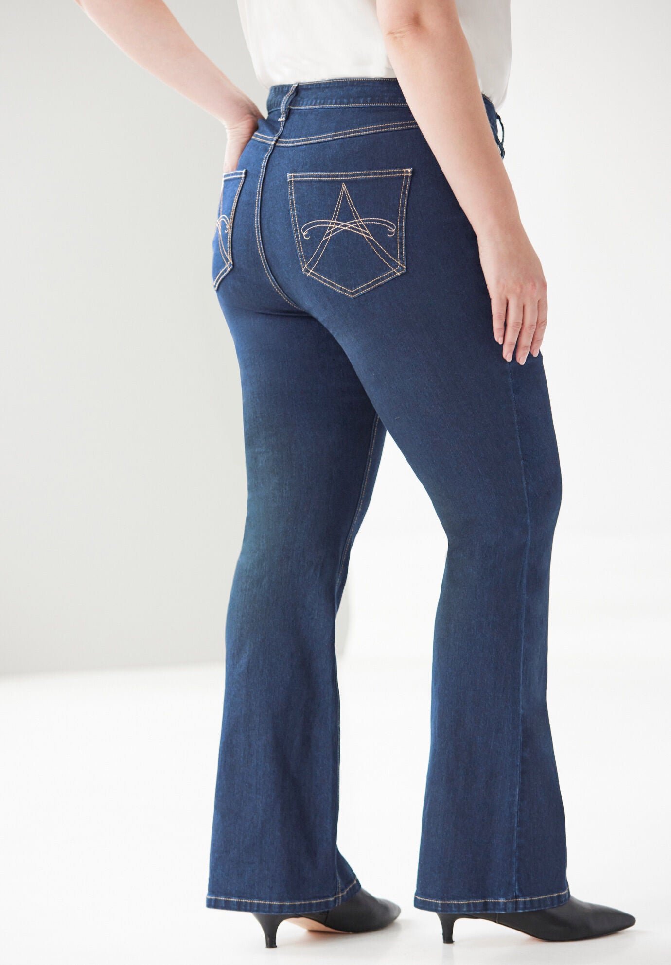 Baby Bell Bottom Jeans, MIDNIGHT SANDED, hi-res image number 0