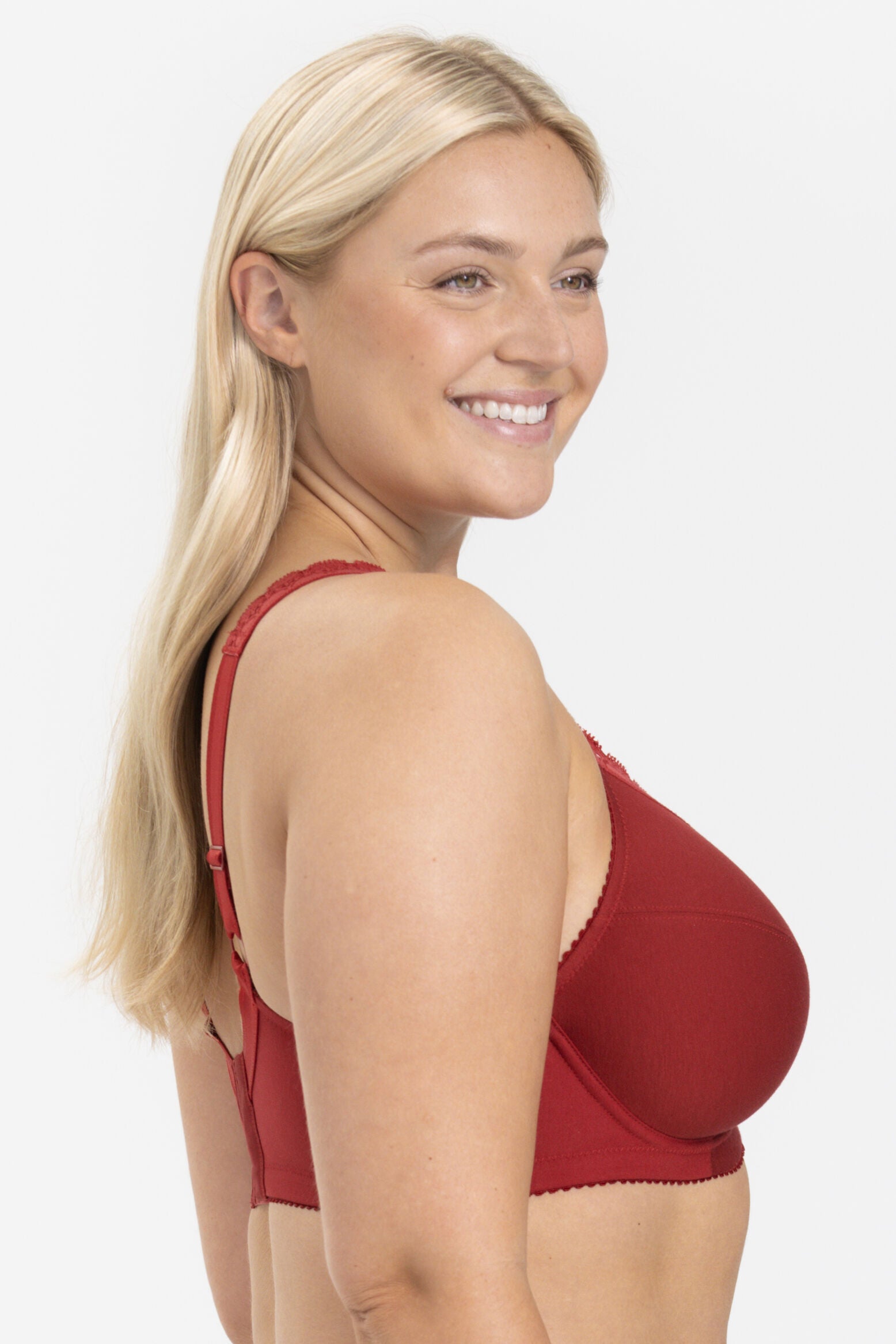 Cotton Comfort bra, ENGLISH RED, alternate image number 2