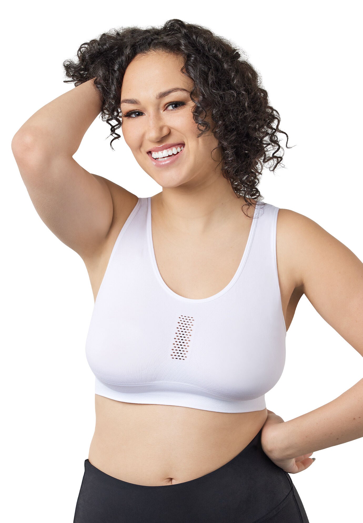 The Steffi Cooling Comfort Everyday Bra, WHITE, hi-res image number 0