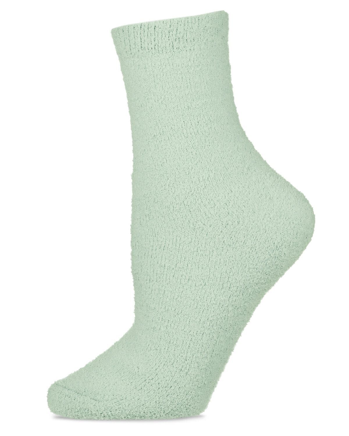 Women's Gel-Lined Solid-Color Citrus Scented Ankle Sock, GREEN, hi-res image number 0