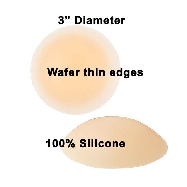 No Adhesive Petal Top, BEIGE, alternate image number 3