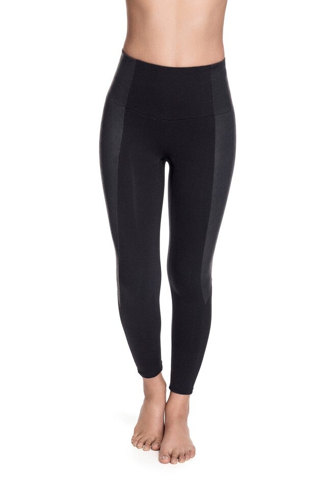 Chic Vibes Faux Leather Fashion Legging, BLACK, hi-res image number 0