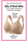 Front Hook Gel Strap Wireless Bra , , alternate image number null