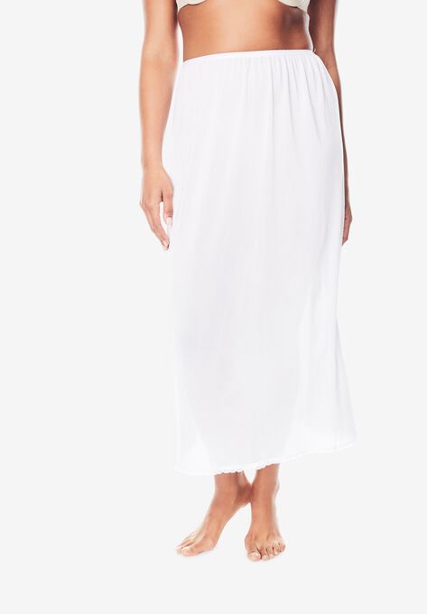 2-Pack 35" Half Slip , WHITE, hi-res image number null